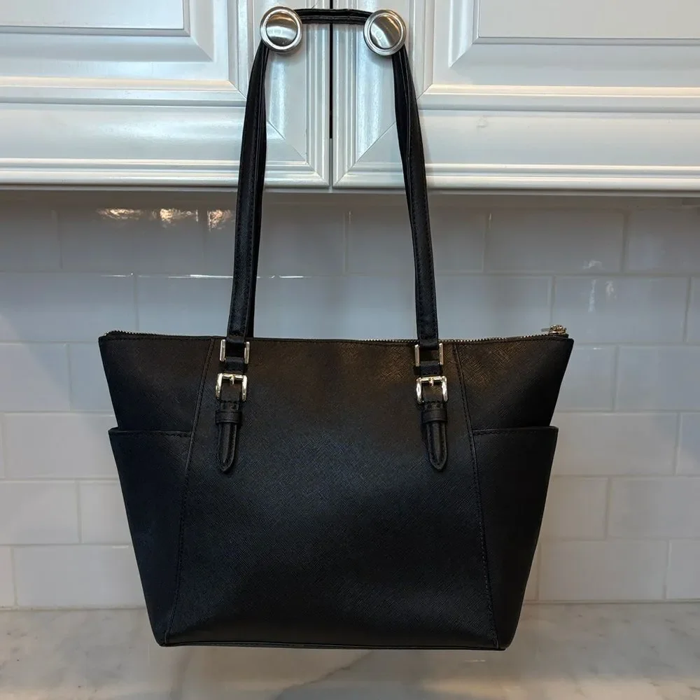 Michael Kors Bag Purse Handbag Leather Pocketbook Jet Set Saffiano Tote Bag